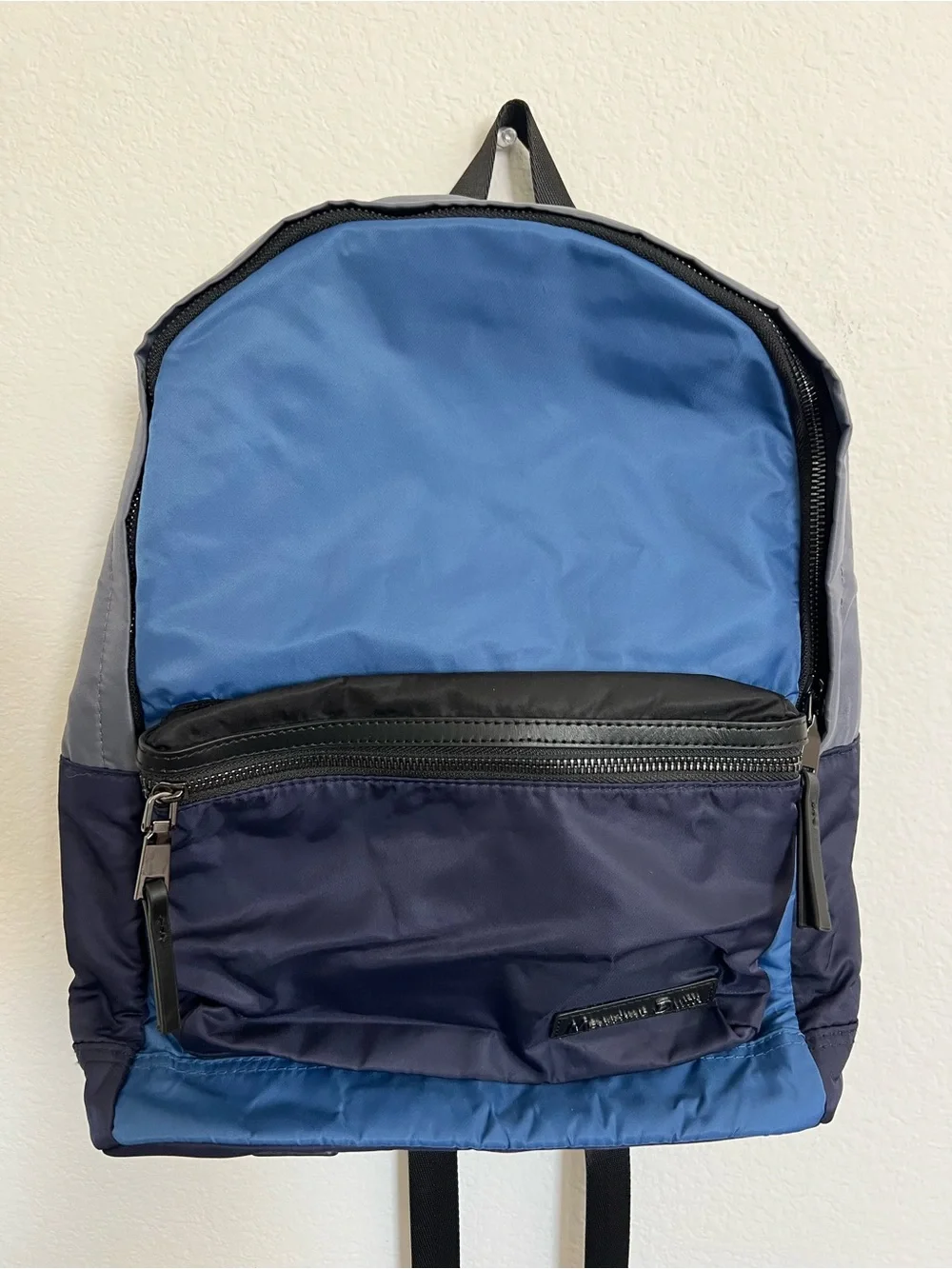 Massimo Dutti Blue and Navy Kids' Nylon Backpack